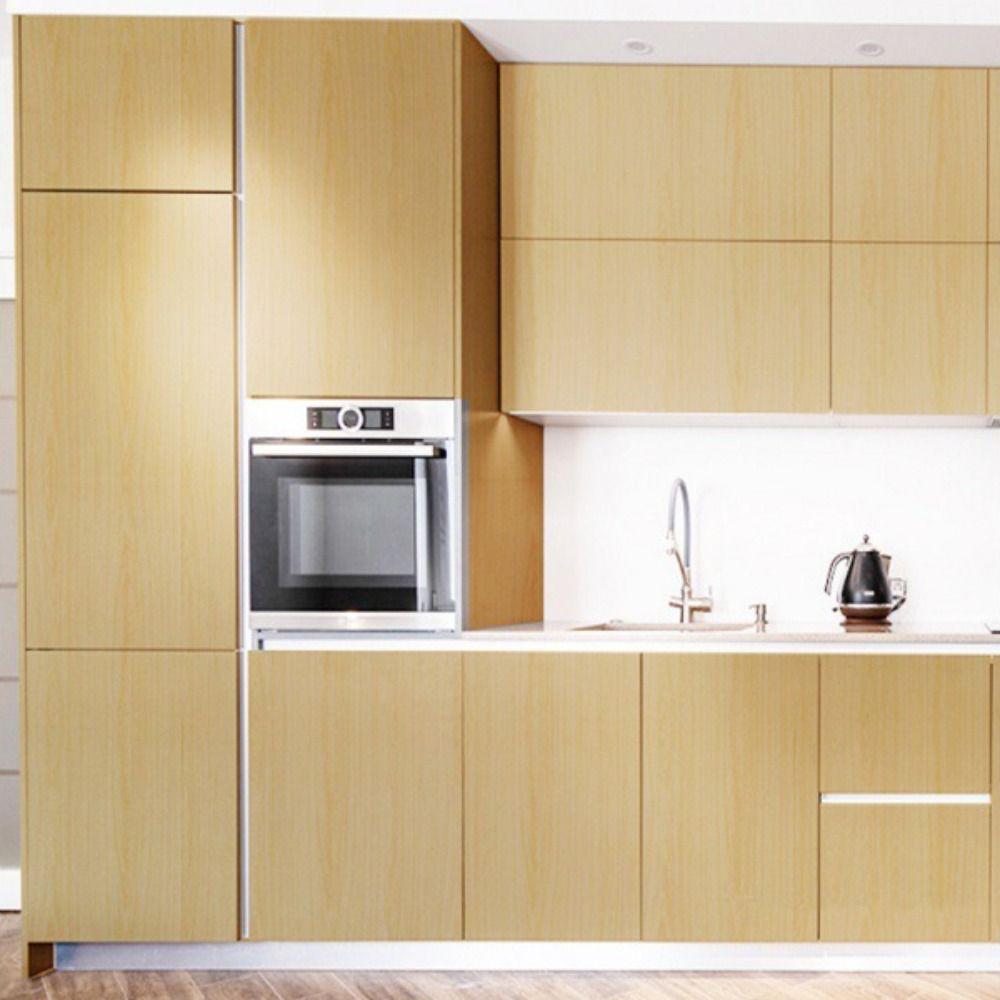 Самоклеящийся ПВХ Прямо Уложенный Домашнее Украшение Наклейка на Дверь Шкафа Наклейка на Стену Обои