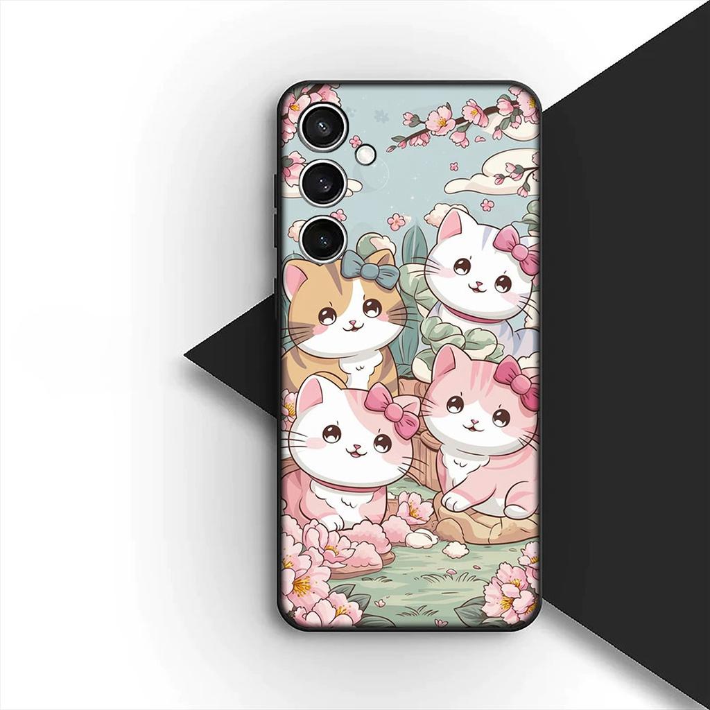 Чехол для Xiaomi Redmi Note 12 11 10 A3 Pro 10A 10C 12C Note12 5G 4G Силиконовый чехол для телефона Комиксы Мяу Котёнок Кошка