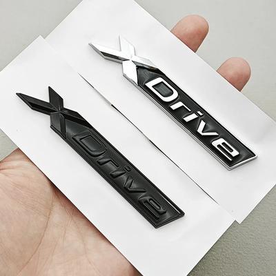 3D ABS Логотип XDrive Эмблема X Drive Значок на задний багажник автомобиля Наклейка на крыло для Xdrive 3 Серии 5 Серии X1 X3 X5 Аксессуары