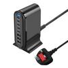 Многопортовый USB-зарядник на нитриде галлия PD140W: Настольное зарядное устройство 600 Вт с быстрой зарядкой 140 Вт для мобильных телефонов