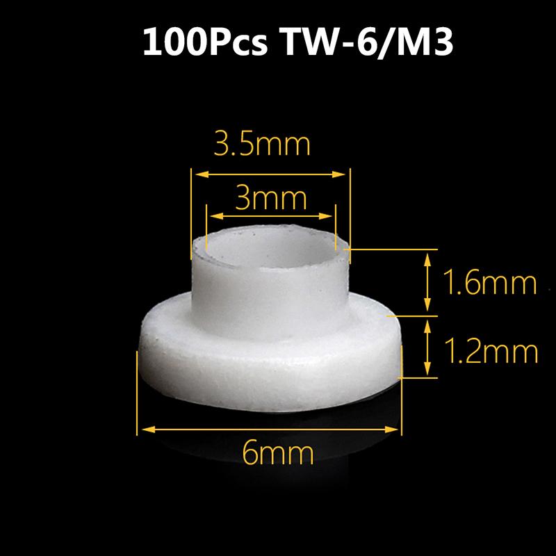 5/10/20/50/100 шт. M3 M4 M5 M6 M8 M10 M12 M14 M16 винт нейлоновая прокладка транзистора шаг T-типа пластиковая шайба изоляционная прокладка