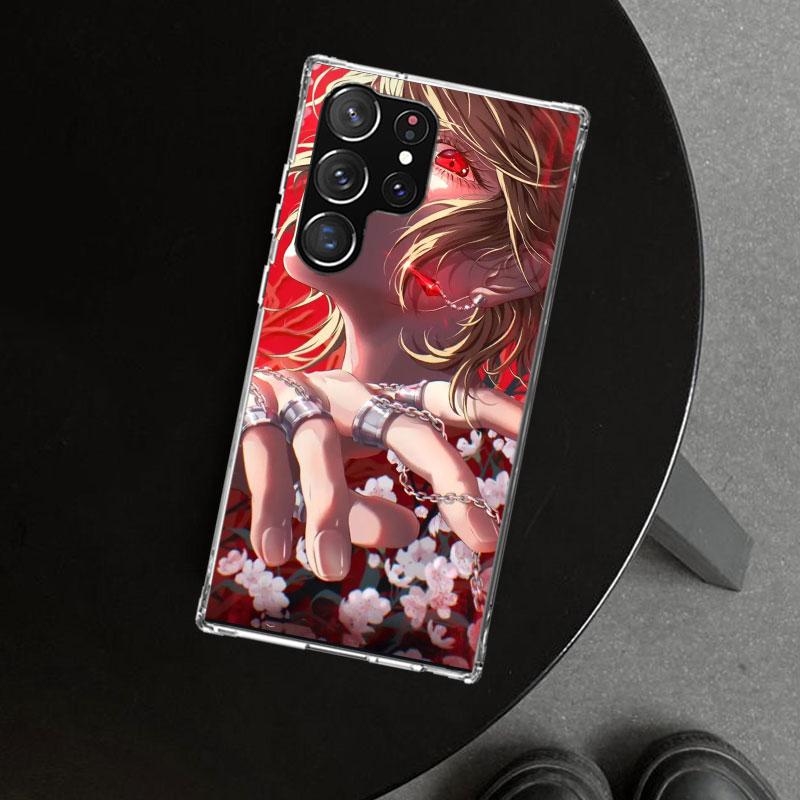 Чехол Huner X-Hunters Курапика для Samsung Galaxy S26 S25 Edge S24 S23 Ultra S22 Plus S21 FE S20 + Арт Кастомный Забавный