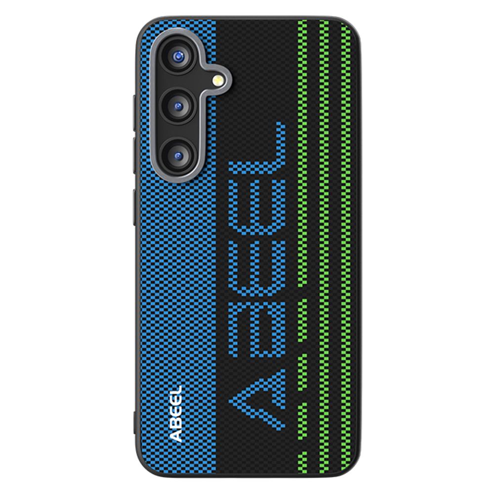 ABEEL Чехол для Samsung Galaxy S25 FE Совместимый с MagSafe Печатный ПК ТПУ Алюминиевый сплав Кожаный чехол для телефона