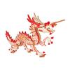Laser Cutting DIY Chinese Dragon Toy 3D Wooden Puzzle Toy Assembly Model Kit Children's Desktop Decoration12 Years Old+