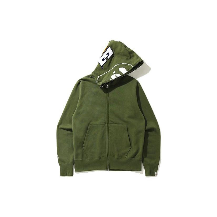 Толстовка Bape 2nd Ape с полной молнией 0ZXSWM115022G