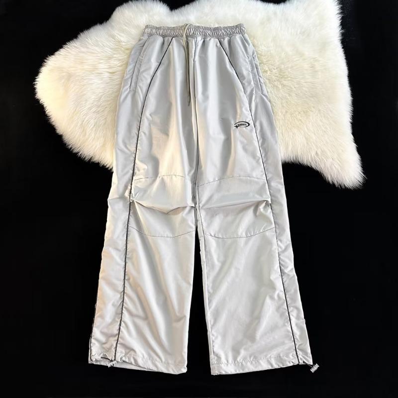 Американские мужские повседневные спортивные мешковатые брюки-карго, широкие уличные спортивные штаны, технологичная одежда, корейские брюки Y2K, одежда для мужчин