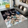 Модный противоскользящий ковер K-pop Stray Kids для гостиной, спальни, игровой комнаты, мягкий коврик для пола, ковер для домашнего декора, подарок для детской комнаты