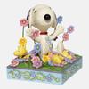 Enesco Джим Шор Снупи и Вудсток в цветах 6007965