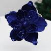 21cm Fake Christmas Flowers Sequin 3D Simulation Magnolia  Wedding Party Decoration