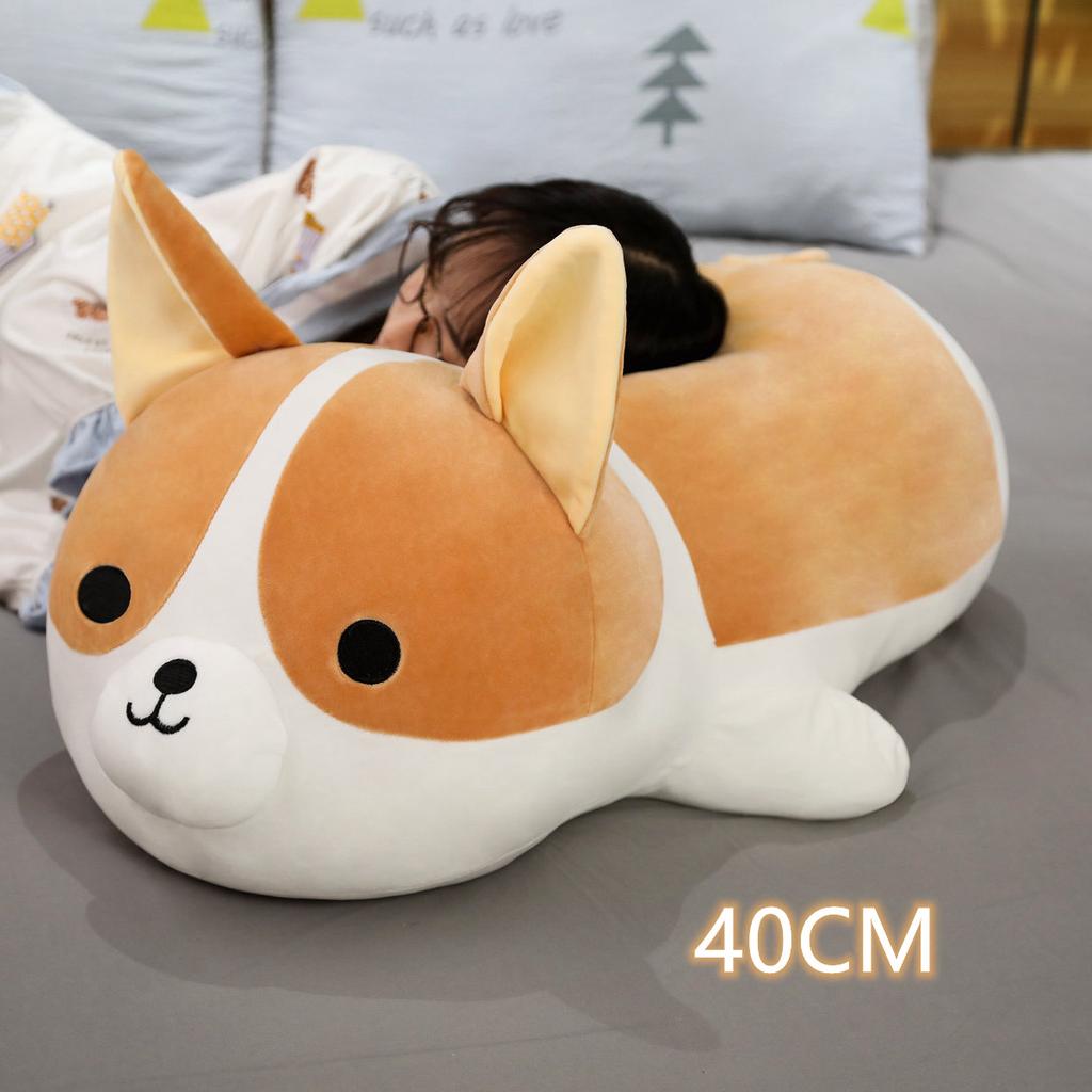 1pc Lovely Fat Shiba Inu & Corgi Dog Plush Toys Stuffed Soft Kawaii Animal Cartoon Pillow Dolls Gift for Kids Baby Children