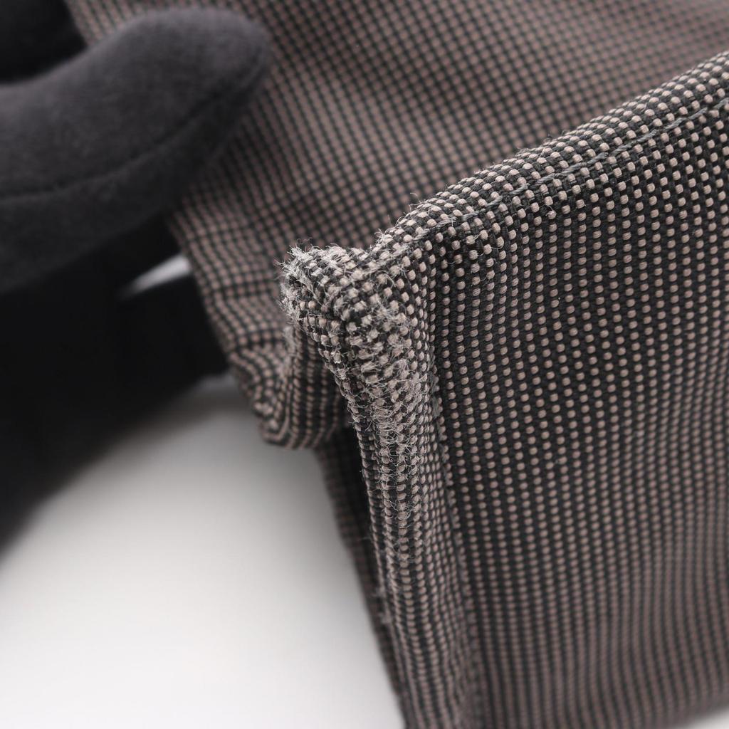 Used HERMES HerlineMM Tote Bag Nylon canvas Gray Used unisex