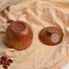 Wooden Salt Box with Lid Spoon Vintage Spice Jar Seasoning Container Cooking Utensil