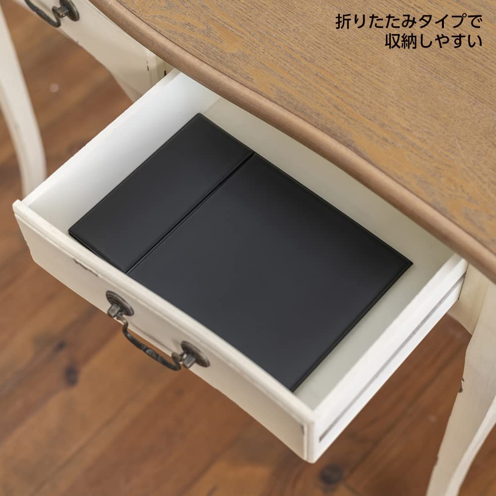 HORIUCHI MIRROR Beauty Favorite Folding LL Makeup Christmas Gift - Professional's Mirror, Size, Black, Mirror,