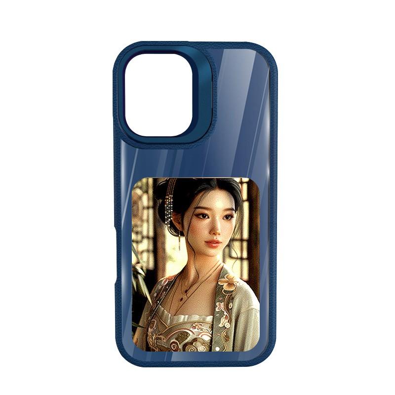 Ink Screen Phone Case IPhone 13-16 4 Colors Stand NFC Cast