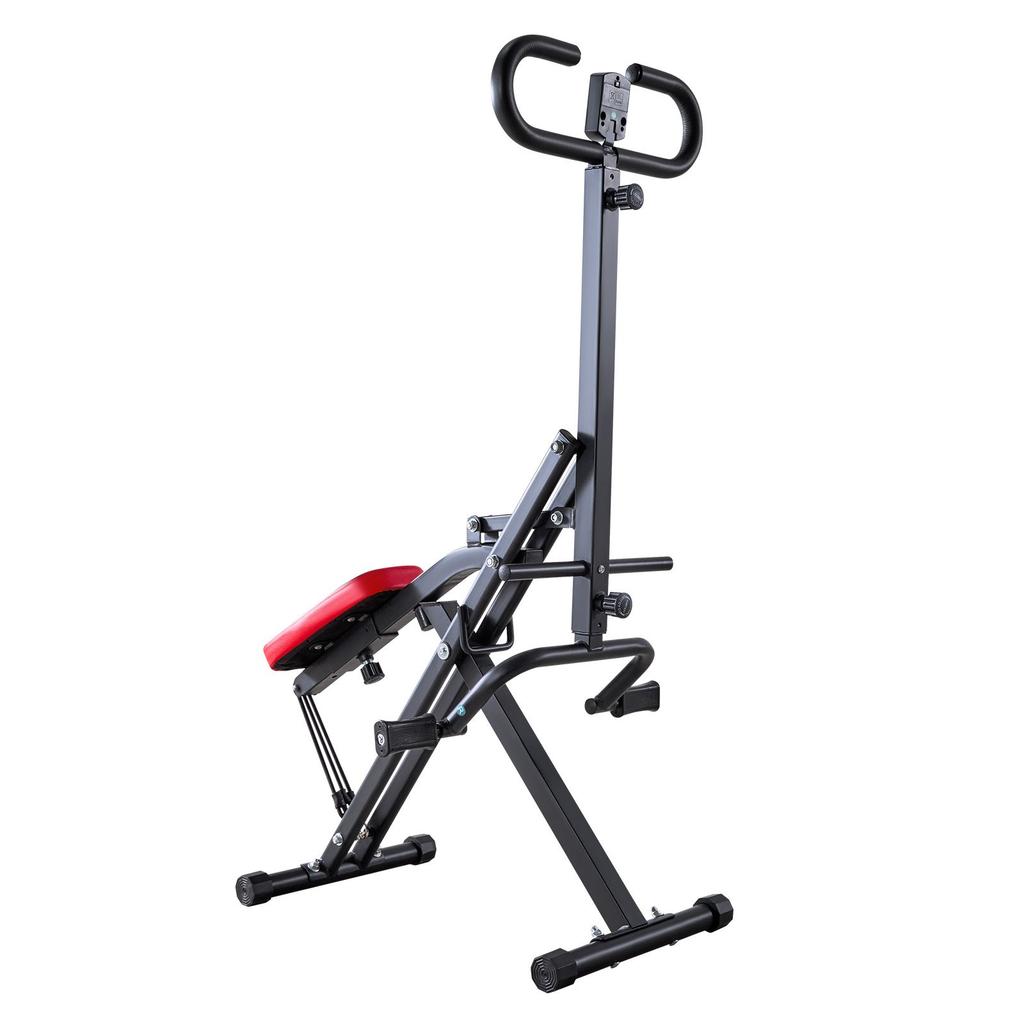 VEVOR Squat Machine, Deep Squat Rowing Machine for Home, Easy Setup & Foldable Exercise Equipment