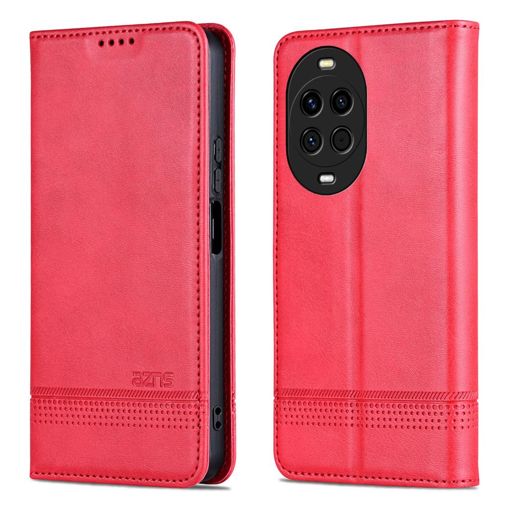 AZNS Чехол для Huawei nova 14 5G Кошелек-чехол для телефона из ПУ кожи с текстурой коровьей кожи