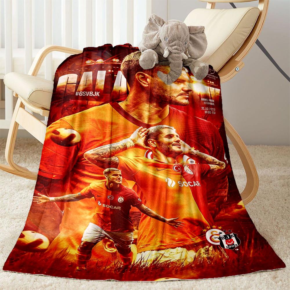 Galatasaray 90 Blanket Comfortable Great for Couch Bed Office All-Season Use Warmthful Decor Ideal Gift For Birthday Valentine'S Day