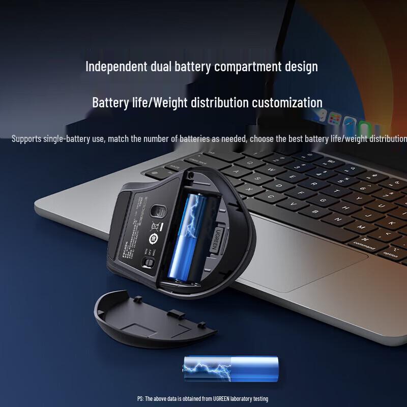 UGREEN M751 Wireless Bluetooth Dual-Mode Ergonomic Mouse