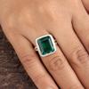 Хромдиопсид Драгоценный камень 925 Стерлинговое серебро Женские украшения Вечернее кольцо для подарка на День благодарения RR-79-13