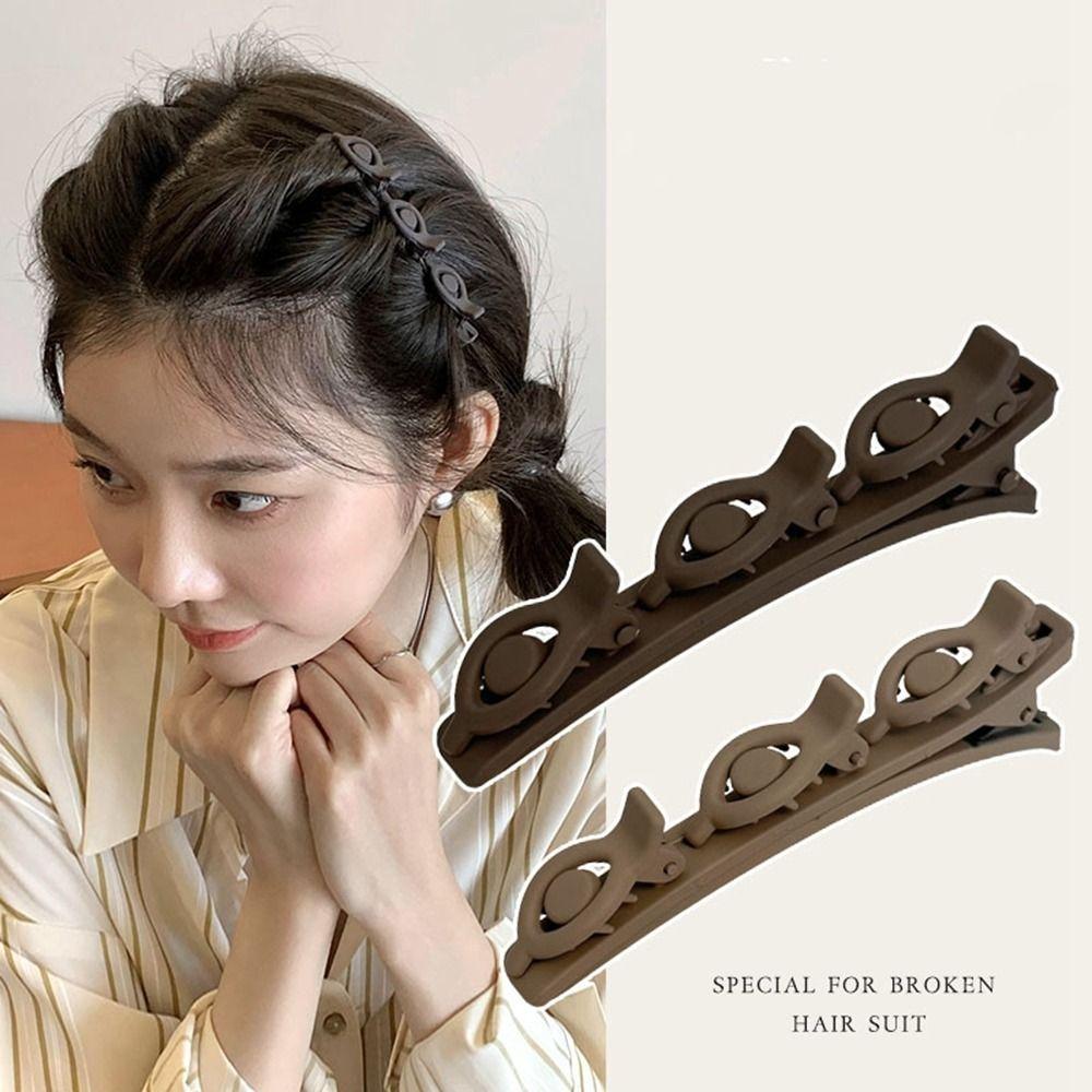 Korean Style Duckbill Clip Plastic Bangs Clip Simple Braided Hair Clip Female/Girls
