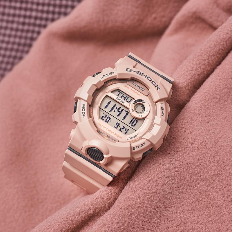 Casio Женские розовые часы GMD-B800SU-4PR GMD-B800SU-4PR