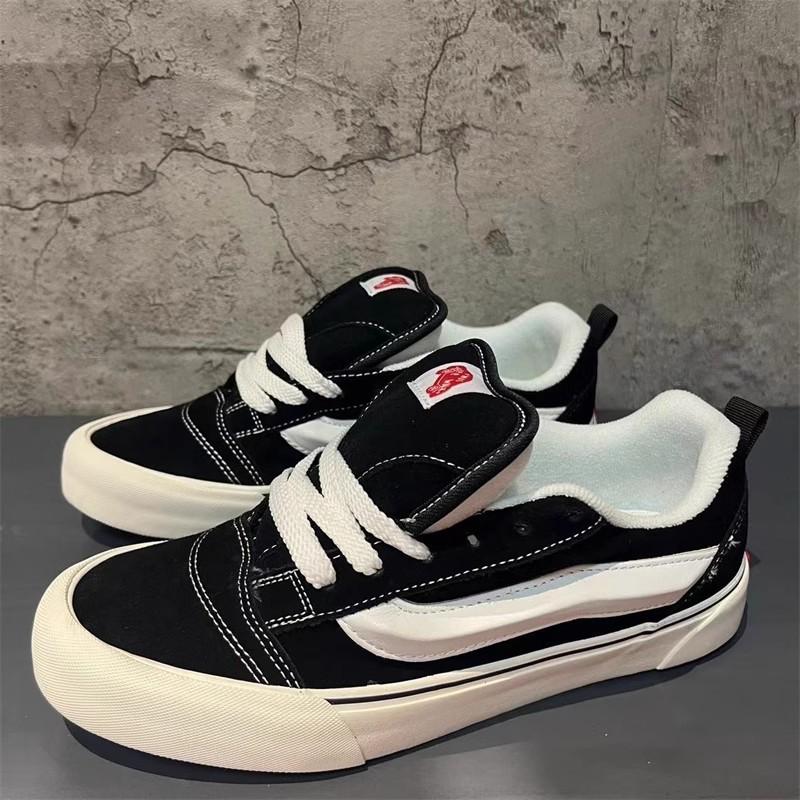 Новые винтажные американские спортивные повседневные кеды Дарт Вейдер, кеды-скейтеры, полностью замшевые, черные, пухлые, 'хлебные' кеды