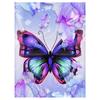 Full 5D Diy Diamond Painting Purple Butterfly Mosaic Embroidery Cross Stitch Home Decor Handmade