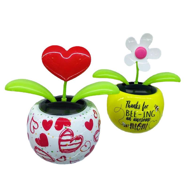 Автомобильный орнамент Солнечный цветок яблока Автоматический жук Аксессуары для украшения автомобиля