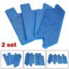2 Pcs Set Mop Cloths Cleaning Cloth Microfiber Rags