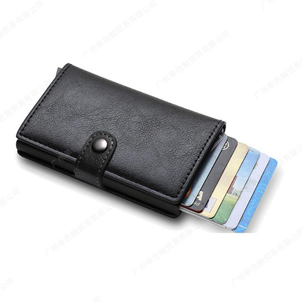 Мужская алюминиевая визитница с RFID-защитой от кражи, на множество карт