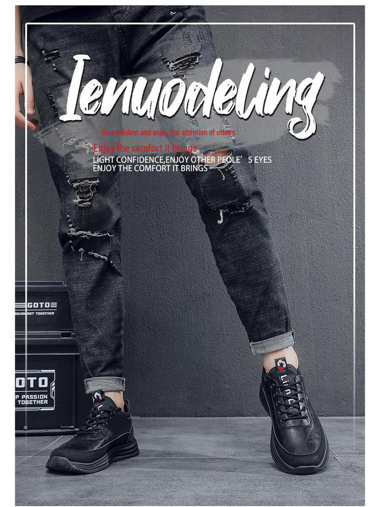 Мужская модная повседневная и спортивная обувь осень 2024 года: Молодежный корейский стиль