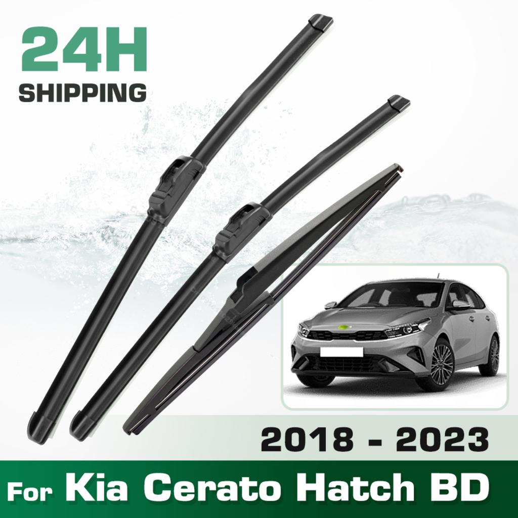 For Kia Cerato Hatch BD 2018-2023 2019 2020 2021 Wiper Front&Rear Wiper Blades Windshield Windscreen Window Brushes 26"+16"+14