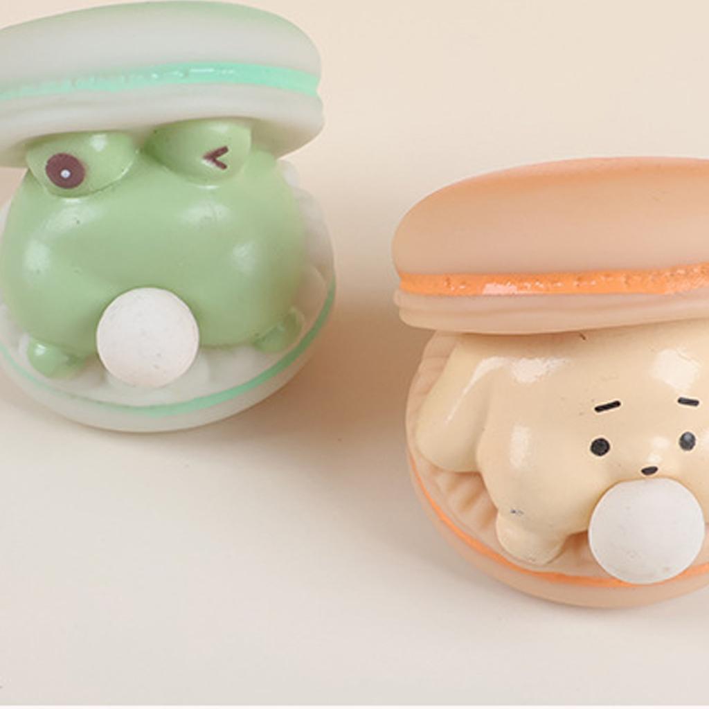 Мультяшный макарон, пузырьковый гамбургер, игрушка-сквиши для снятия стресса, сенсорный фиджет, украшение для офисного стола, подарок