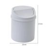 Small Tabletop Trash Can With Lid, Household Office Desk Storage Box, Bedroom Cleaning Work Area Mini Trash Bin