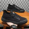 Мужские дышащие сетчатые повседневные кроссовки Flyknit - Коллекция Весна/Лето 2026, на плоской подошве, удобные кеды