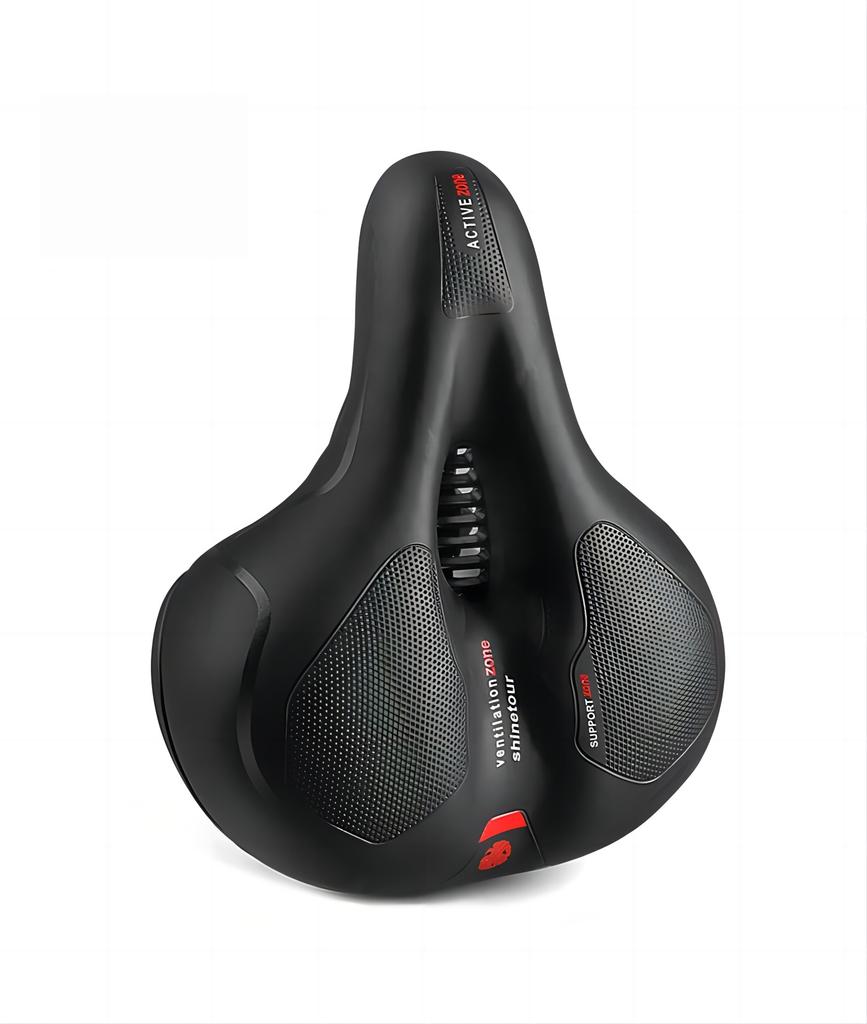 Hollow Breathable Bicycle Saddle for Men and Women,MTB Road Bike,Shock Absorbing,Comfortable,Big Butt,Bike Seat,Safety Warning