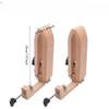 Hand Sewn Wooden Clip, Adjustable Clamping Desktop Foldable Leather Sewing Tool DIY Sewing Holder