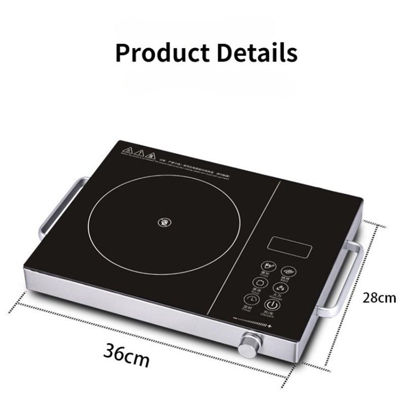Многофункциональная бытовая электрическая керамическая плита Высокомощная настольная индукционная плита Кухонная кулинария Керамическая посуда