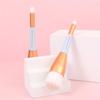 DUcare Face Makeup Brushes 1Pcs Duo End Facial Cleaning Brush Foundation Buffer and Face Concealer Powder Cosmetic Makeup Brush Tools