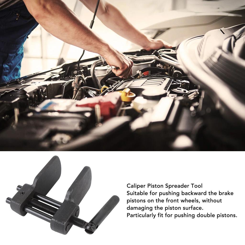 Brake Pad Installation Spreader Tool Rustproof High Carbon Steel Effort Saving Brake Caliper Piston Spreader Tool for Vehicles