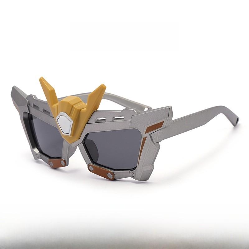 Childrens Cartoon Mecha Warrior Sunglasses With Polarized Uv400 Protection For Outdoor Play And Fashion