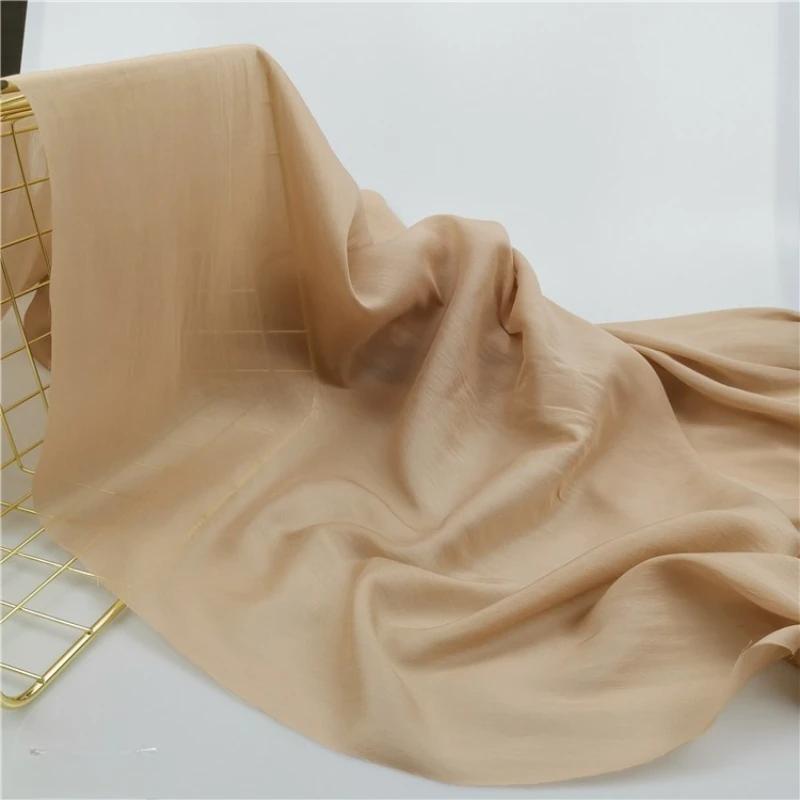 100x150 см шелковый хлопковый материал ткань однотонная для нижней подкладки юбки одежда ткань одежда DIY швейная оптовая продажа