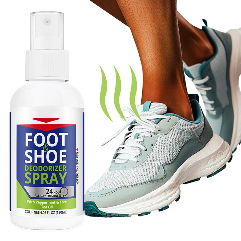 Натуральный дезодорант-спрей для обуви, спрей для ног, спрей для обуви 120 мл