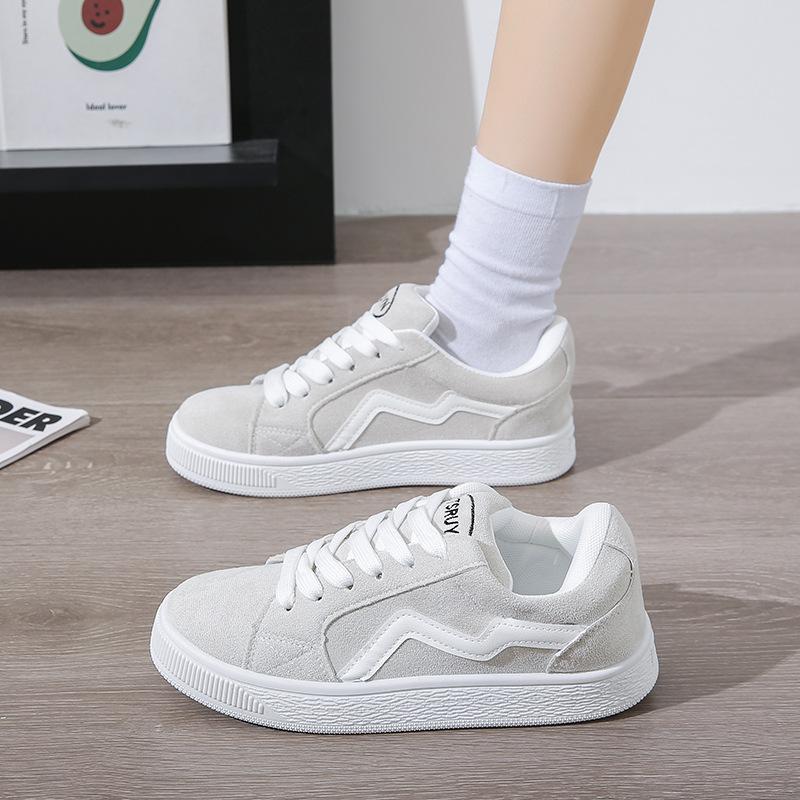 Platform white shoes women's shoes 2025 new spring and autumn shoes versatile popular board shoes casual sports shoes