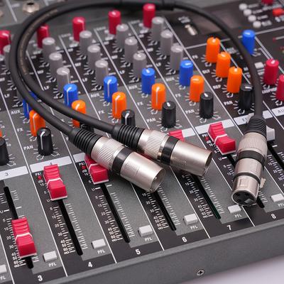 Разветвительный кабель XLR 50 см XLR «мама» на два XLR «папа» — аксессуары для шумоподавления для усилителя, микрофона, динамика.