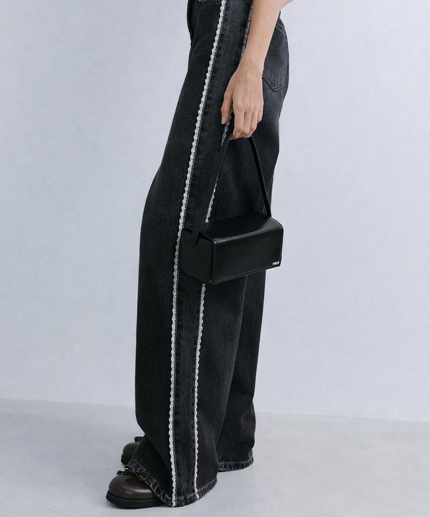 Epinggeulleo Denim Lacebound - Black