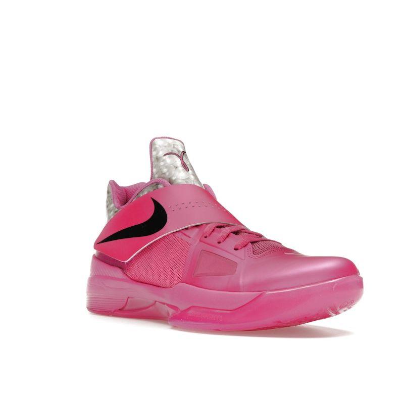 Nike Zoom KD 4 Aunt Pearl 2024 Unisex Sneakers Pink Pinkfire-2 Black HF9098-600