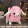 Kids Electric Plush Animal Toy Walking Interactive Robot Elephant Sheep Alpaca Panda Plushie Toy Toddlers Educational Simulation Animal Toy