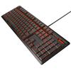 Elecom Gaming Keyboard Mechanical Original Thin Design Full Size 50 Million Times Durable Switch Japanese Layout LED Equipped Black [ARMA] TK-ARMA50BK