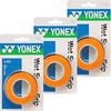 YONEX Wet Super Grip 3 шт. Набор из 3 шт. AC102 ((005) оранжевый)
